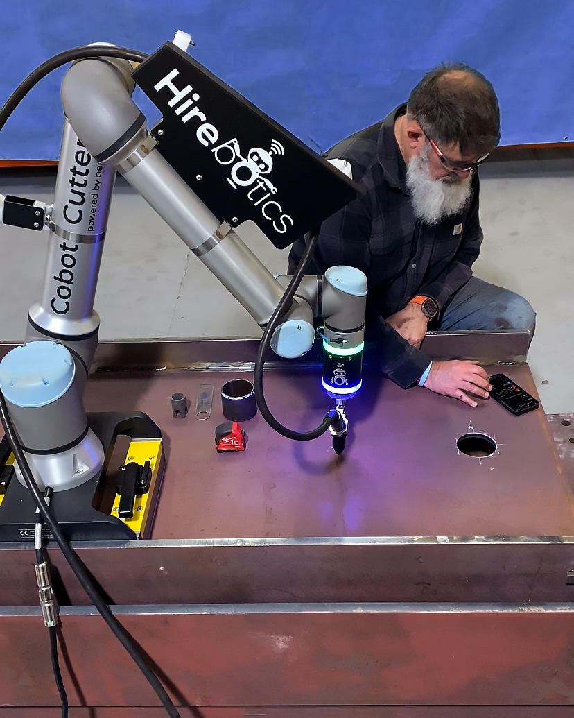 Magswitch Universal Mounting Base with the Cobot Cutter