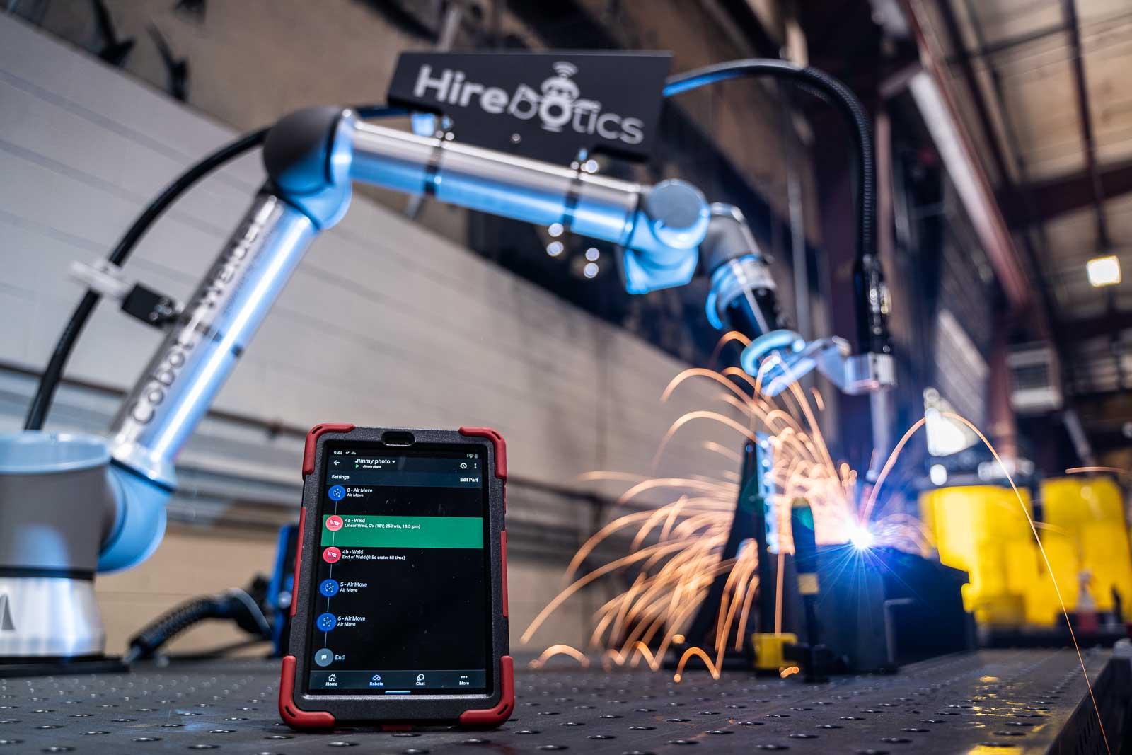 Robotic sales welding programming